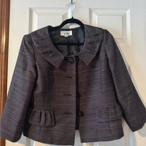Le Suit Women's Charcoal Blazer